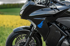 2 Motorrad-Aufkleber