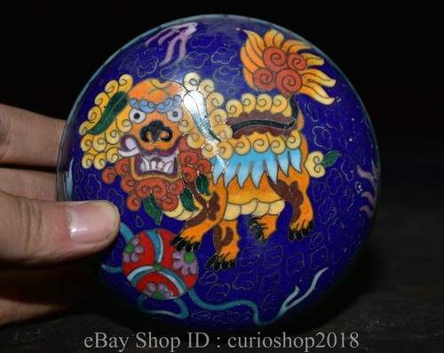 Old chinese cloisonne - 4.4",