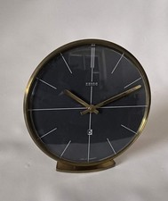 Seltene Anthrazit Kienzle Automatic Tischuhr Stiluhr  Klappanker 606 Everdate