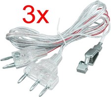 Florettkabel, 3 Stück