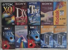 10 x VHS Videocassetten