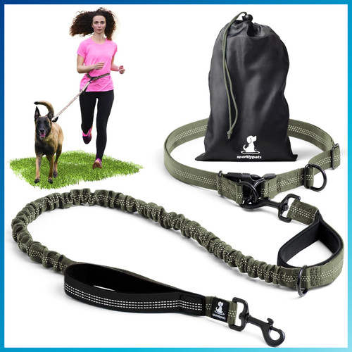 Joggingleine 2in1 hunde - joggingleine,