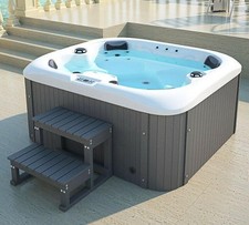 Deluxe Aussen Whirlpool Sea Star + Treppe+Abdeckung SPA Hot Tube Pool Outdoor