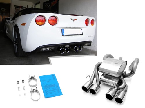 Fox sportauspuff corvette - sportauspuff, c6