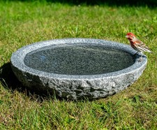 Vogeltränke rund poliert