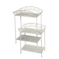 BLUMENSTÄNDER 2er Set creme