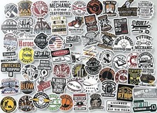 Stickerbomb 65 St Lustig