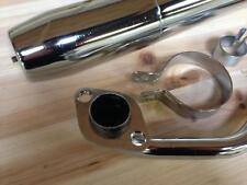 SET Auspuff + P2 Krümmer Flansch Hercules Prima 2 3 4 5 Mofa NEU 28mm Herkules