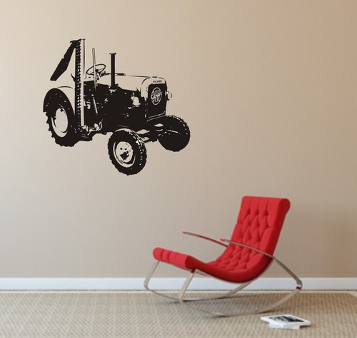 Wandtattoo traktor - wandtattoo:,