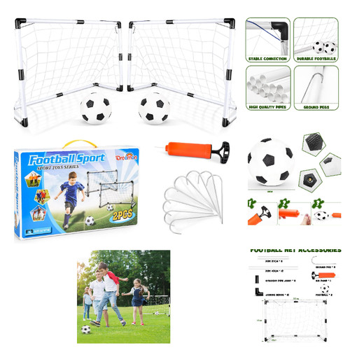 2er set kinder fußballtore - set,
