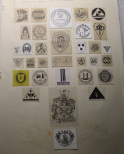 Selten für Sammler Lot Sammlung Original Werbung Uralt viele Firmen Schilder uvm