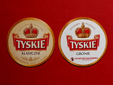 POLEN:  TYSKIE  Brauerei aus Polen   Bierdeckel  NEU