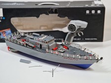 Amewi 26009 Rc Torpedoschnellboot 510mm Rc Boot Militär 2.4Ghz Schiff Elektro