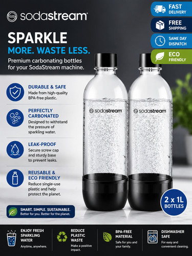 Sodastream duopack tritan - duopack, 1l