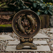 Skulptur Koi-Fisch Steinfigur