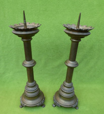 Alte Altar Leuchter Kirchen Leuchter Messing Kandelaber