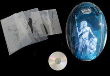 Airbrush Schablone Step by Step keltische Kriegerin # 0292 & Anleitungs CD