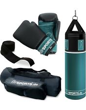 ScSPORTS® Boxsack Set Gefüllt Handschuhe Bandagen Erwachsene MMA Sandsack Boxen