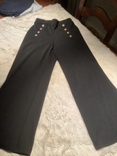 Hose, coulettestyle, schwarz