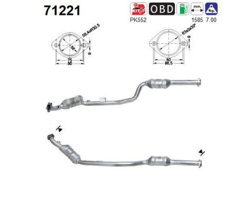 Katalysator 71221 für - as,