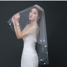 Länge Hochzeit Braut Schleier