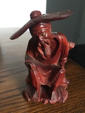 Opiumraucher,Rosenholz, Handarbeit, China  Original