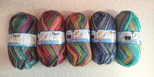 500 opal sockenwolle - g, crazy