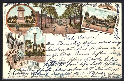 Lithographie friedrichsfeld - friedrichsfeld, /