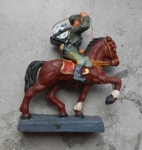 Perd und reiter mit - perd,