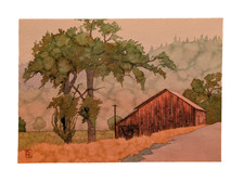 ACEO Print Ltd Edition : Farm