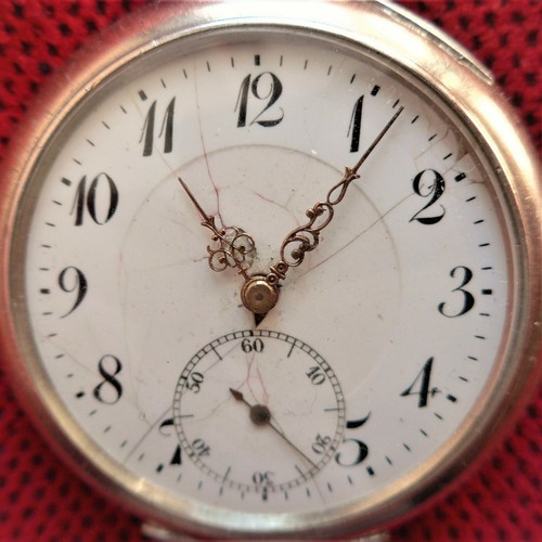 Herren taschenuhr silber - silber,