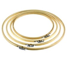 Stickrahmen Holz rund