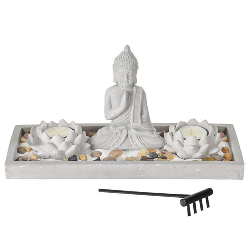 Buddha figur zen garten set - garten,