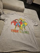 Herren T-shirt - MARVEL - THOR VS. LOKI - GRÖßE XL