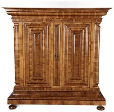 Antiker Barock Nassen Wellen Schrank Nussbaum 18 Jh. ähnlich Frankfurter Wellens