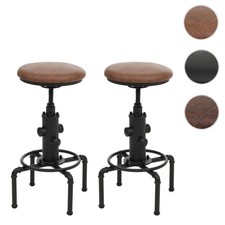 2er-Set Barhocker HWC-N23