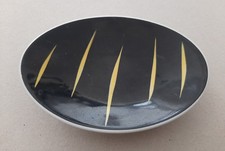 Schale - Schälchen - Edelstein Bavaria - schwarz gelb