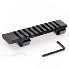 11mm zu 20mm Adapter Prismenschiene Weaver Picatinny 124mm Zielfernrohr Montage