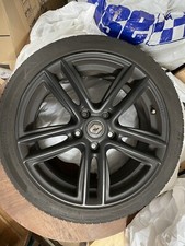4 x Brock Alufelgen / 17 Zoll / mattschwarz Mit Hankook Winterreifen