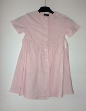 CHARIVARI - Hübsches Mädchen Kleid Sommerkleid in Gr.: 116 - Rosa/Weiß gestreift