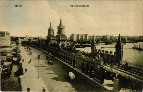 Cpa berlin oberbaumbrucke - berlin,