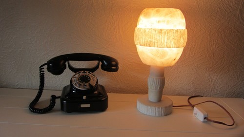 Onyx marmor lampe pokal - lampe, pokal-