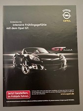 Opel GT Roadster Turbo Cabrio GT'Aime 2008 Vintage Ad Werbung Reklame