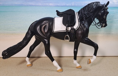 Schwarzes sattel set - schwarzes,