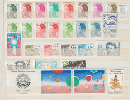 Frankreich posten aus 1982 - ,