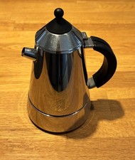 Italienische Espressomaschine Edelstahl Vintage MIA Guido Bergna 2 Tassen 