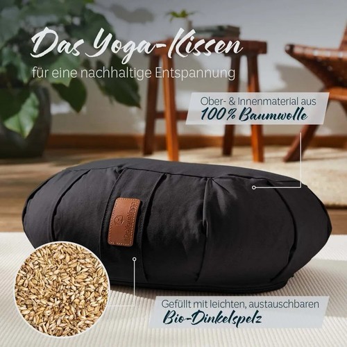 Yogakissen mit buchweizen - mit,