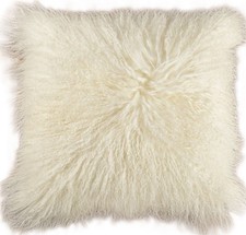 Tibet Lammfell Kissenbezug –
