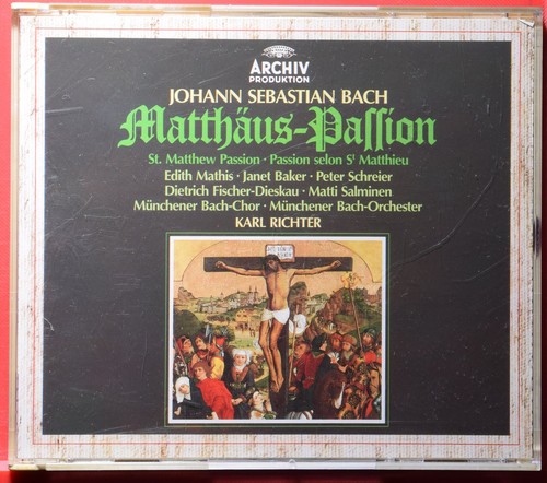 Bach matthäus passion - matthäus-passion, karl