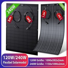 Flexibel Solarmodul 120W 240W 480W 960W Solarpanel Für Balkonkraftwerk Wohnmobil